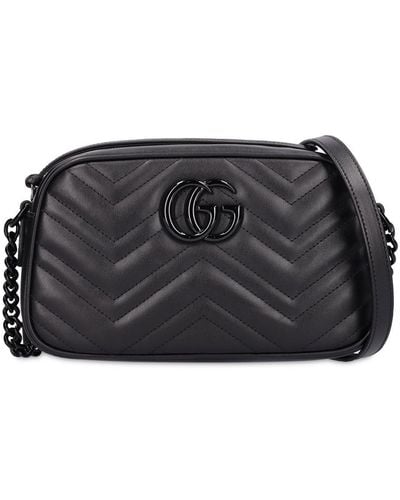 Gucci Small Gg Marmont 2.0 Camera Bag - Black