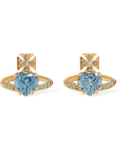 Vivienne Westwood Ariella Crystal Stud Earrings - Metallic