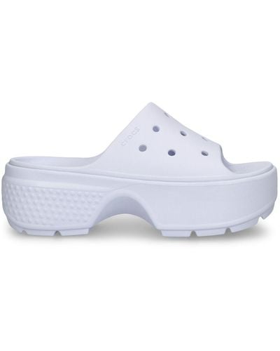 Crocs™ Stomp スライドサンダル - ホワイト