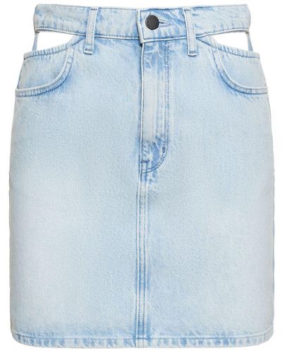 Triarchy Minifalda de denim - Azul
