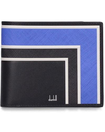 Dunhill Brieftasche "8 Card Archive Deco" - Blau