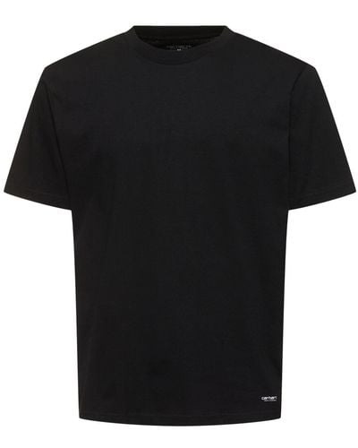 Carhartt Pack Of 2 Standard Cotton T-Shirts - Black