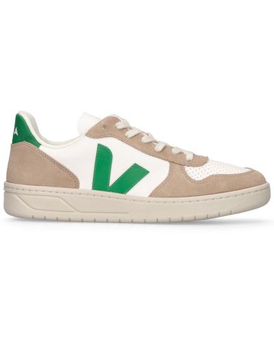 Veja Ledersneakers "v-10" - Grün