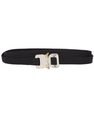 1017 ALYX 9SM Small Rollercoaster Buckle Belt - White