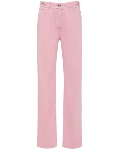 Versace Denim Flared Jeans - Pink