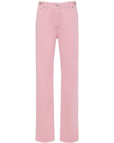 Versace Denim Flared Jeans - Pink