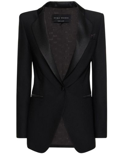 Hebe Studio The Smoking Cady Blazer - Black