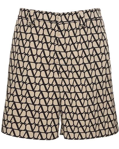 Valentino Shorts toile iconographe in nylon - Nero