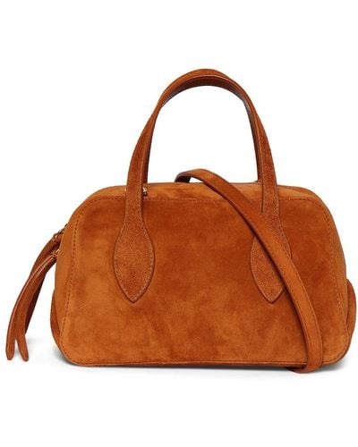 Khaite Small Maeve Leather Crossbody Bag - Brown