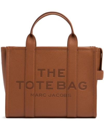 Marc Jacobs The Small Tote レザーバッグ - ブラウン