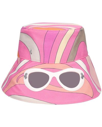 Pink Emilio Pucci Hats for Women | Lyst