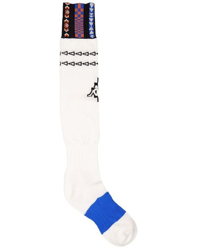 Marcelo Burlon Marcelo Burlon X Kappa Soccer Socks - Blue