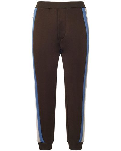 DSquared² Cotton Blend Track Trousers - Brown