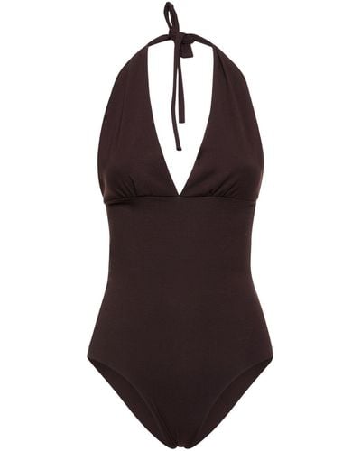 ISOLE & VULCANI Venere Jersey One Piece Swimsuit - Black
