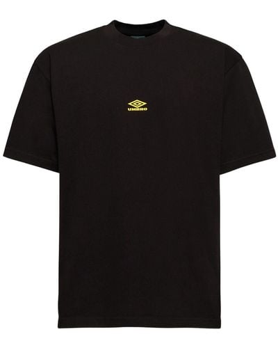 Umbro Graphic Logo Cotton T-shirt - Black