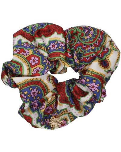 Etro Scrunchie Aus Seidentwill - Pink