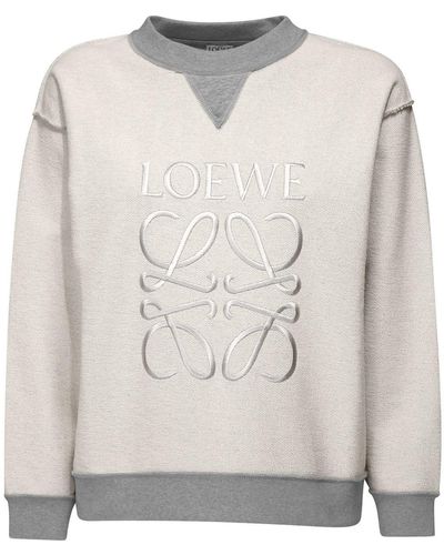 Loewe コットンジャージースウェットシャツ - グレー
