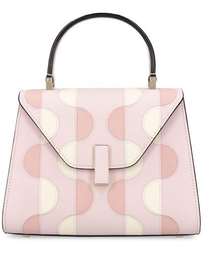 Valextra Mini Tasche "iside Intarsio Serpentina" - Pink