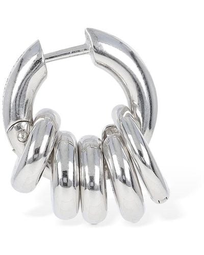 Balenciaga Force skate sterling silver mono earring - Metallizzato