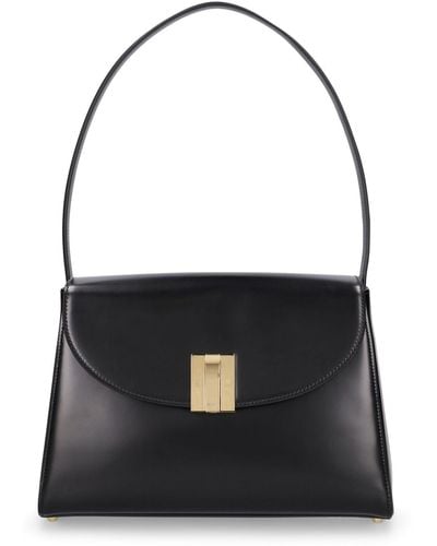 Bally Small Ollam Leather Shoulder Bag - Black