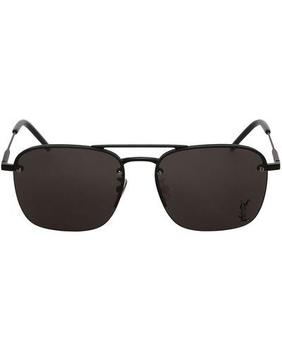 Saint Laurent Sl 309 Metal Sunglasses - Black