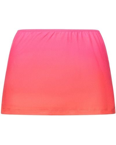 GIMAGUAS Alba Degradé Jersey Mini Skirt - Pink