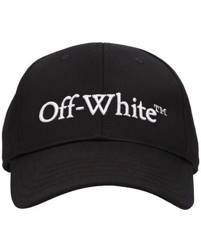 Off-White c/o Virgil Abloh Bookish Dril Baseball Cap - Black