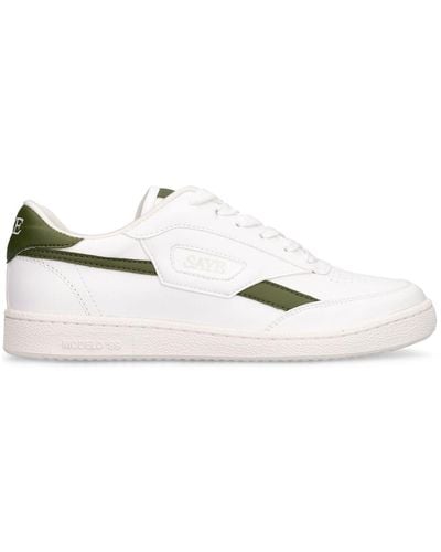 SAYE Sneakers modelo '89 vegan polar cactus - Blanco