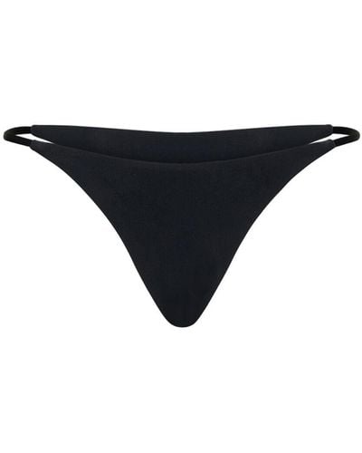 Louisa Ballou Mini Ring Bikini Bottoms - Black