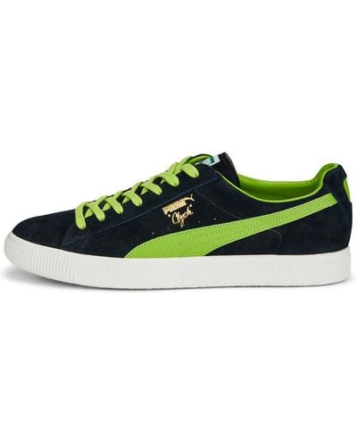 PUMA Clyde Clydezilla Mij Sneakers Navy / Lime - Green