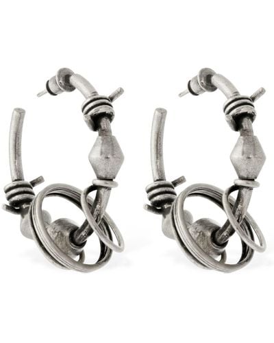 Etro Knot & Rings Hoop Earrings - Metallic