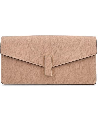Valextra New Iside Clutch W/Chain - Natural