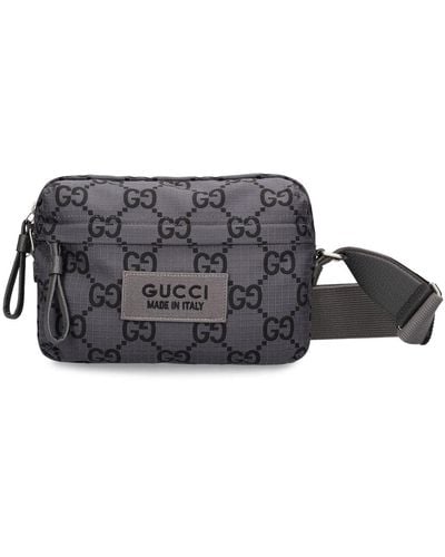 Gucci gg Ripstop Nylon Crossbody Bag - Grey