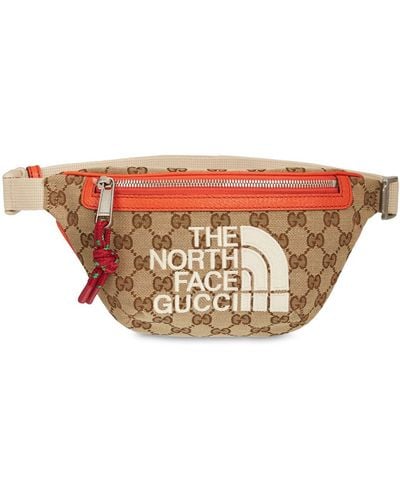 Gucci Sac Banane En Toile X The North Face Gg - Multicolore