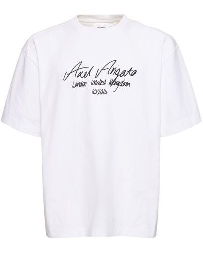 Axel Arigato T-shirt Aus Baumwolle "essential" - Weiß