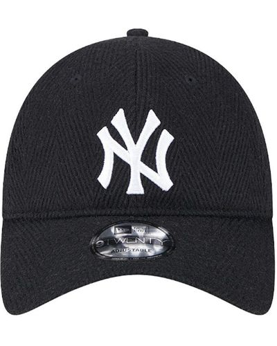 KTZ 9twenty New York Yankees Herringbone キャップ - ブラック