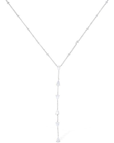 Apm Monaco Crystal Y Drop Adjustable Necklace - Multicolour