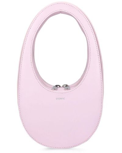 Coperni Mini Swipe Leather Top Handle Bag - Pink