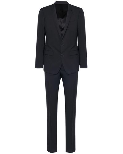 Dolce & Gabbana Two-Piece Stretch Wool Suit - Black