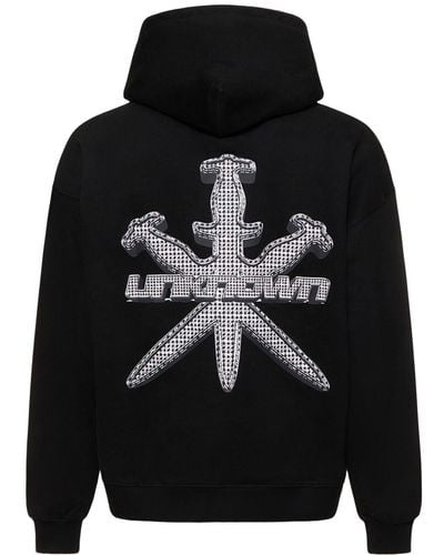 Unknown Iced Out Style dagger Hoodie - Black