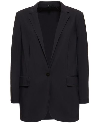 Theory Casual Blazer in Black | Lyst