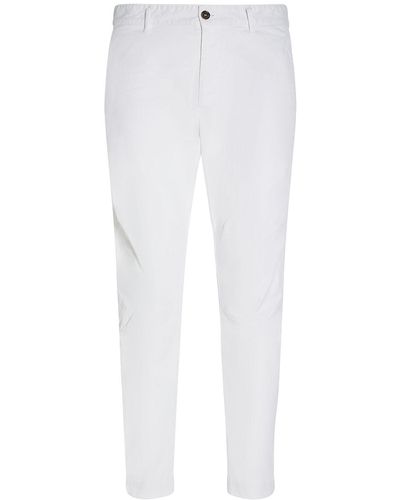 DSquared² Pantalones de algodón stretch - Blanco