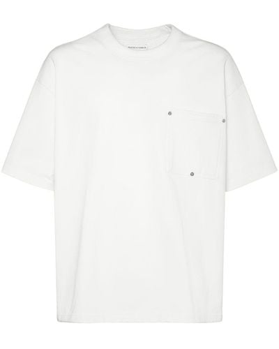Bottega Veneta T-shirt In Cotone - Bianco