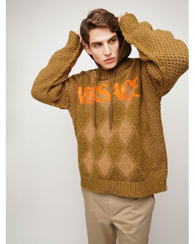 Versace ウールブレンドニットセーター - マルチカラー