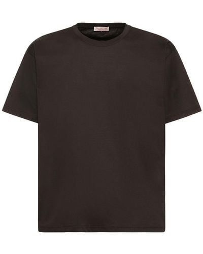 Valentino コットンジャージーtシャツ - ブラック