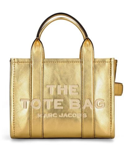 Marc Jacobs Tasche Aus Leder "the Small Tote" - Mettallic