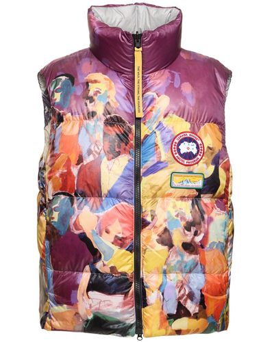 Canada Goose Kidsuper Reversible Down Vest - Purple