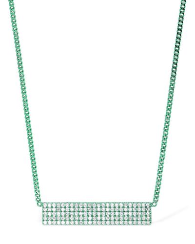 Eera 18kt & Diamond Roma Collar Necklace - Green