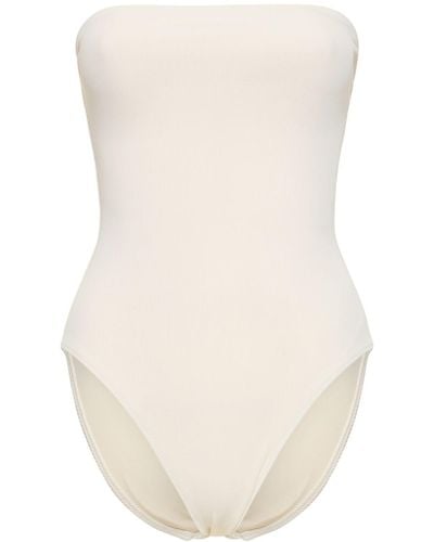 Lido Sedici Strapless One Piece Swimsuit - Natural