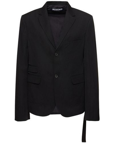 Jacquemus Veste en laine la veste piccinni - Noir